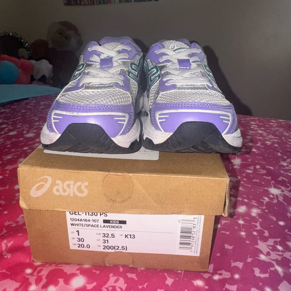 Asics Gel-1130 PS Kids Sneakers - Purple and White
